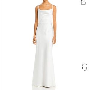 NWT Aqua Formal White Dress from Bloomingdale’s